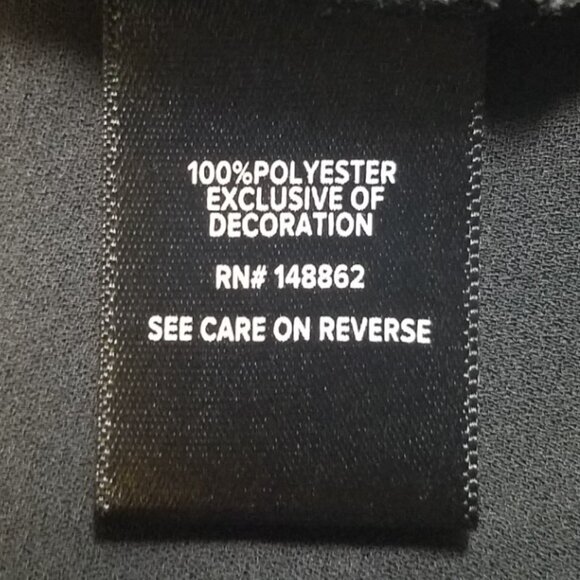 Torrid Abbey - Black Georgette Embellished Trim Blouse - Picture 5 of 14